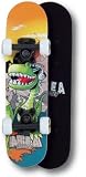 Area Kiddies Kinderboard "Dino II" - tolles Spiel Skateboard für Kinder von 3 bis 5 Jahren - 51cm lang
