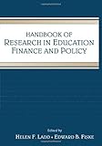 Handbook of research in education finance and policy