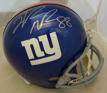 Hakeem Nicks Autographed New York Giants Full Size deluxe helmet