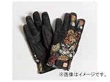 デグナー 花山 ツーリンググローブ TG-25K 花宝 カラー：ブラック サイズ:M 着物