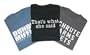 The Office Adult T-Shirt Gift Set 3-Pack - Dunder Mifflin Paper Co, That's What She Said, Schrute Farms Beets (Large)