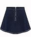 Face N Face Women and Girls' Cotton Denim Summer A Line Short Mini Skirt
