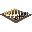 Frankfurt Ebonised Chessmen with 23.6 Inch Deluxe Wenge Board