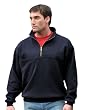 Men's React Cotton poly 1/4 zip firefighter's work shirt