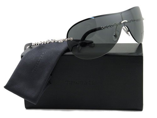 AUTHENTIC TIFFANY SUNGLASSES TF 3008B BLACK 6001/3F