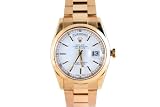 Rolex Mens Yellow Gold President Factory White Stick Marker Dial