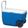 Coleman 50-Quart Wheeled Cooler (Blue)
