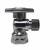 Watts LFPBQT-110 Quarter Turn Angle Valve, 1/2-Inch FIP by 3/8-Inch COMP