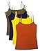 4 Pack Active Shelf Bra Cami Set Cotton Spandex