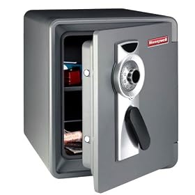 Honeywell 2087 Fire Waterproof Safe with Combination Lock, 0.94-Cubic-Foot