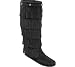 Minnetonka Women's 1659 Layer Fringe Boot,Black,11 M US