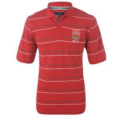 WC YD Rugby Polo Mens Wales Large