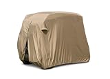 410QodjScpL. SL160  Classic Accessories Fairway Golf Car Easy On Cover, Sand For Six Person Golf Cars