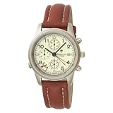 Momentum Mens 1M-SP30W6 Titan II Alarm White Dial Brown Nautica Leather Watch