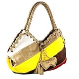 Multi Color Large Leather Hobo Style Slouch Handbag Purse (lots of colors available)