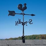Whitehall Black 24" Rooster Accent Weathervane - 00067