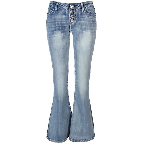 Wurl Button Fly Flared Jeans Wurl Button Fly Flared Jeans