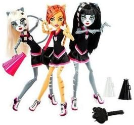 EXCLUSIVE Monster High ( Monster High ) 3-PACK FEARLEADING Werecats TORALEI Meowlody and Purrsephone Doll doll figure ( parallel import )