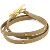 gorjana Graham Gold-Tone Natural Leather Studd