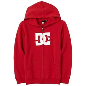DC Boys 8-20 Star Full Zip Hooded Fleece