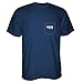 YETI Built for The Wild Pocket T-Shirt Short Sleeve Navy Blue X-Large