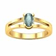 14K Yellow Gold Aquamarine Ring