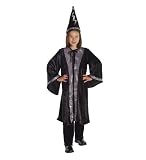 Deluxe Wizard Cape and Hat Costume Set