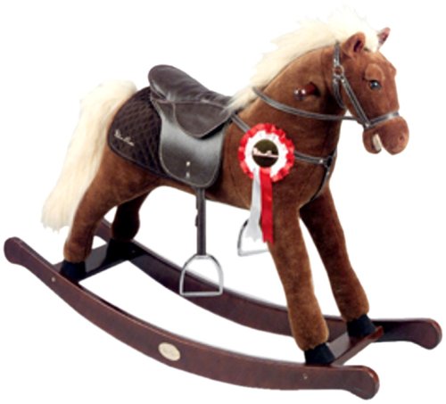Childrens Toyshop  Toys : Silver Cross Rocking Horse - Brown/Ivory