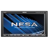 NESA NSD-708N In-Dash AV System with 7 Wide 2-Din Monitor and AM FM DVD 