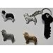 Jewelry : Border Collie Hand Painted Pin