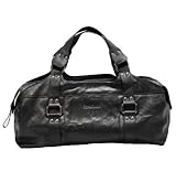 Sac à main VINCERA Noir, signé BACCINI - Besace Tote en cuir