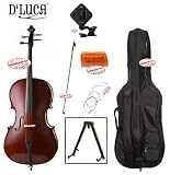 D'Luca MC100-4/4 Meister Student Cello 4/4 Package