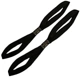 Total Cargo Control 118 MHS Black 1″ x 18″ Motorcycle/ATV Soft Ties – Twin Pack