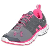 UNDER ARMOUR Micro G Split Women's Running Shoes, Graphite/Cerise