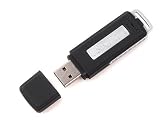 Produkt-Bild: Tinxi SPY 4GB Digital Diktierger&auml;t Aufnahmeger&auml;t Audio Voice Recorder USB 2.0 Disk verwendet als 4GB Speicherstick bis zu 70 Stunden Aufnahme
