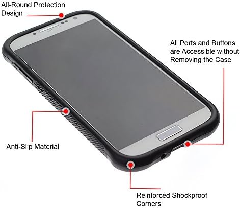 ZAKO CASE - Man Big Grey Pencil Art Drawing Wanderer - Samsung Galaxy S4 I9500 - Rugged Armor Slim Protection Cover Shell Black -