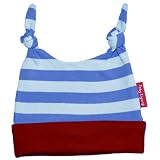 Toby Tiger Baby Hat - Blue/Pale Blue Stripes (6-12 months)