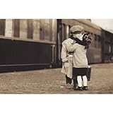 Kim Anderson - Forget Me Not - Photography Poster (2 Kids Kissing) (Size: 36