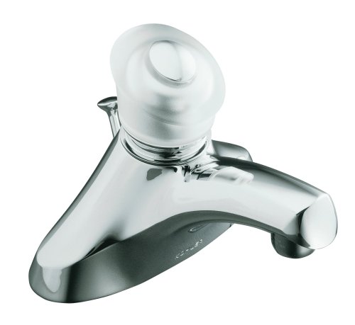 KOHLER K-15681-F-CP Coralais Single Control Centerset Lavatory Faucet, Polished Chrome