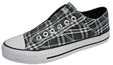 Venice Slipper Sneakerdesign CHECKER BIG GREY