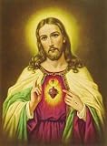 Sacred Heart of Jesus Religion & Philosophy Art Poster Print, 8x11
