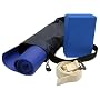 Yoga Kit For Beginners and Intermediates - Mat, Foam Block, Strap, Mat Bag