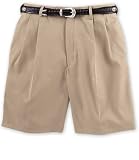 David Leadbetter's Pleated Front Performance Golf Shorts