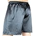 Evolatree Men's Satin Boxers - Silver Gray - Small