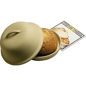 Buy Unglazed Clay LaCloche Baker with Cookbook