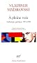 A pleine voix : Anthologie po�tique, 1915-1930