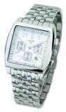 Charles Hubert Paris - Men's Premium Chronograph Dress Watch with Silver-white Dial and Gray Sub Dials