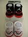 Nike Jordan Girl Boy Baby Infant 3-6 Months Black/red and White/red Blue/grey with Jumpman23 Local One Set New