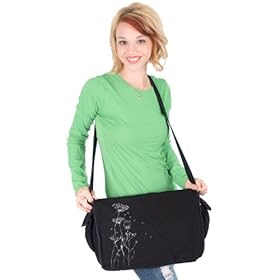  Fall Flowers Messenger Bag