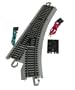 HO Scale Bachmann Trains Snap-Fit E-Z Track Remote Turnout - Left